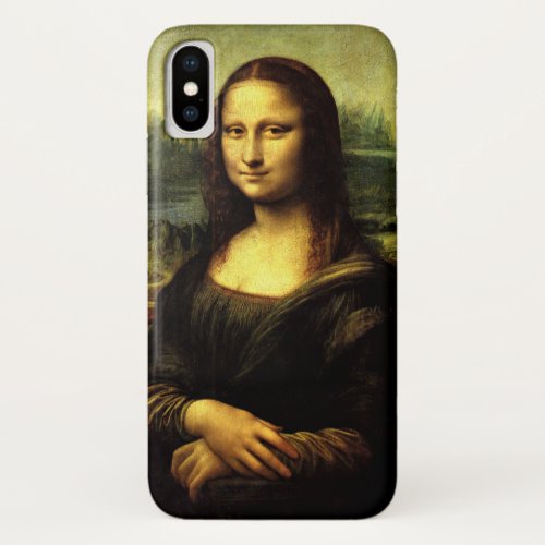 Mona Lisa famous painting iPhone X Case