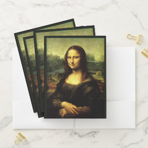 Mona Lisa, famous painting, Pocket Folder