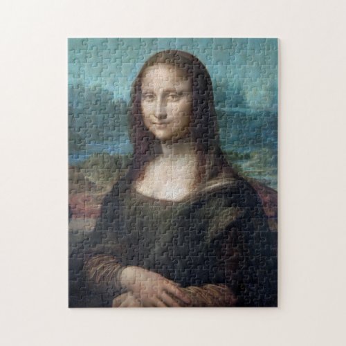 Mona Lisa Famous Visual Arts Leonardo da Vinci Dai Jigsaw Puzzle