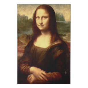 Mona Lisa Faux Canvas Print