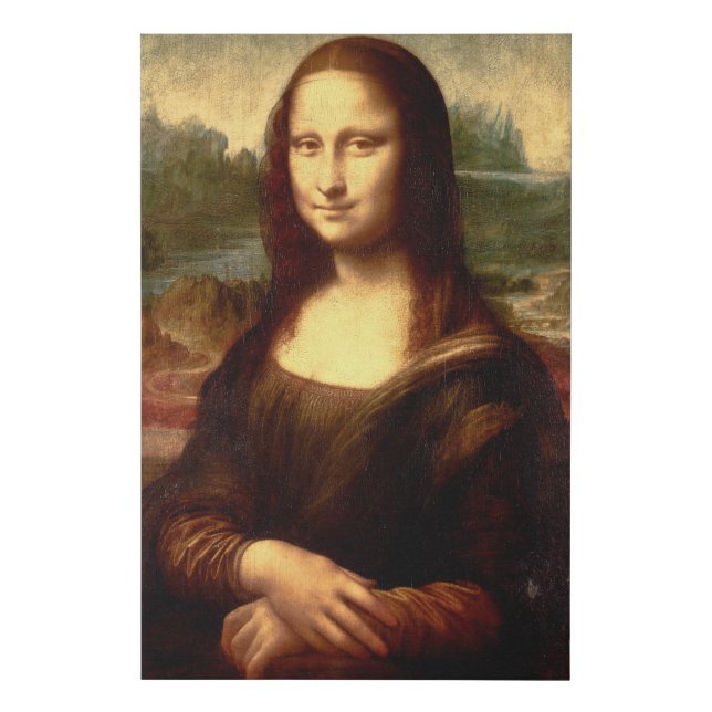 Mona Lisa Faux Canvas Print (Front)