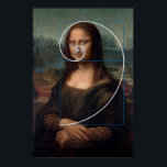 Mona Lisa Fibonacci Spiral Gold Ratio Poster<br><div class="desc">Mona Lisa Fibonacci Spiral Gold Ratio</div>