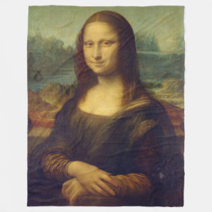 Mona Lisa Fleece Blanket