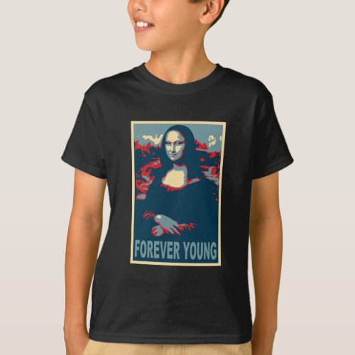 Mona Lisa Forever Young T_Shirt