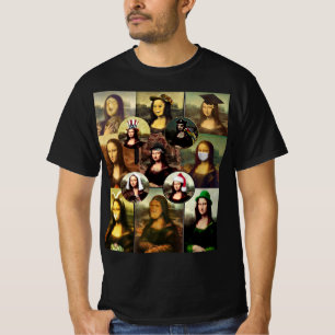 Mona Lisa Funny Face T-Shirt