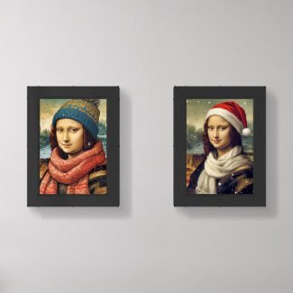 Mona Lisa - funny winter vibes