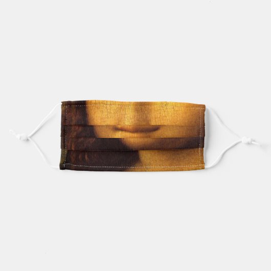 MONA LISA GIRL CLOTH FACE MASK (Front, Folded)