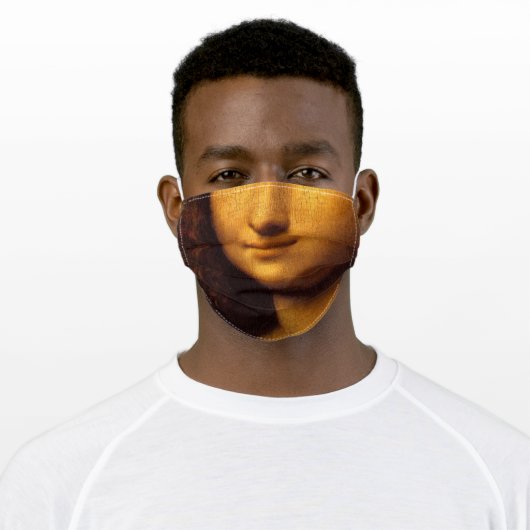 MONA LISA GIRL CLOTH FACE MASK (Worn)