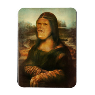 Mona Lisa Gorilla Ape Magnet