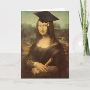 Mona Lisa Graduation Card