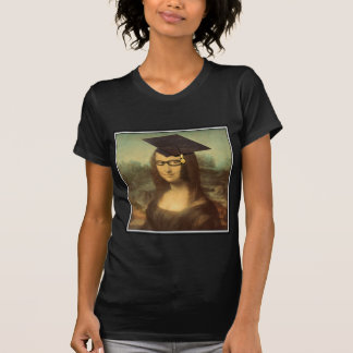 Mona Lisa Graduation Grad Cap T-Shirt