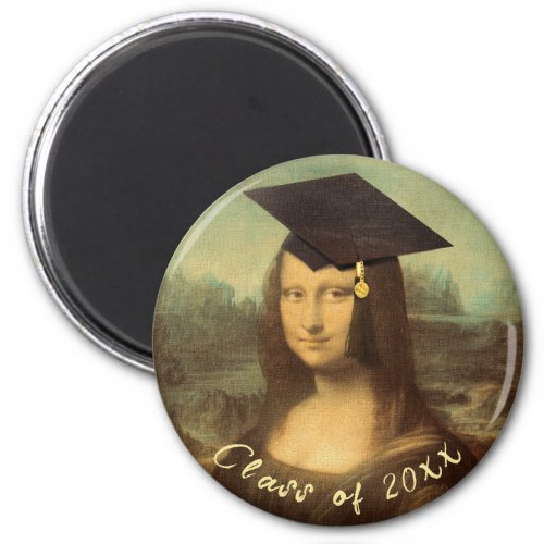 Mona Lisa Graduation Magnet