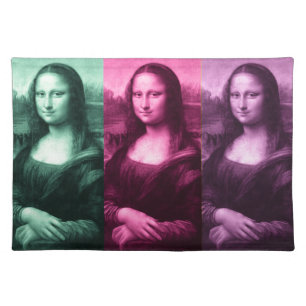 Mona Lisa Green Pink Purple Placemat