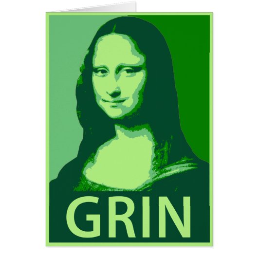 Mona Lisa Grin Cards (Front)