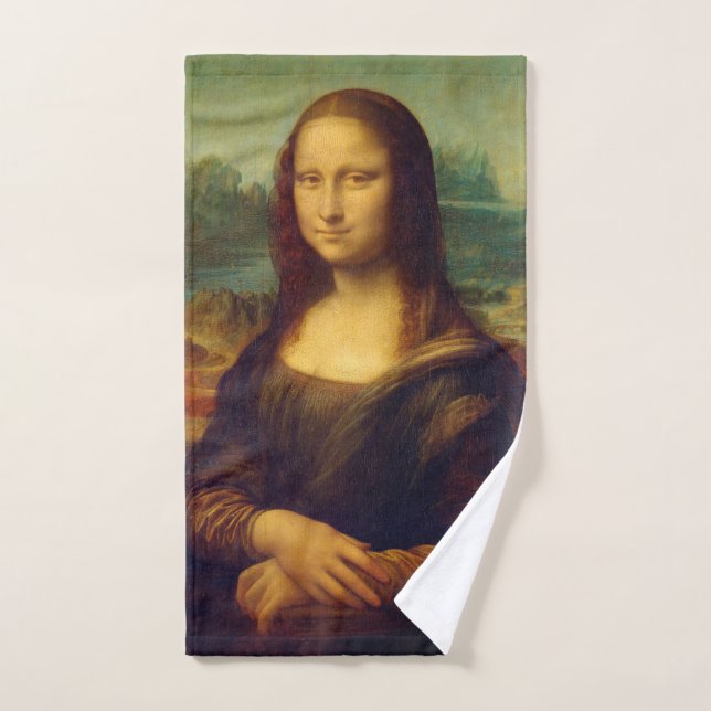 Mona Lisa Hand Towel (Hand Towel)