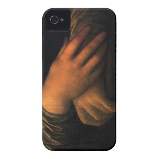 Mona Lisa - hands Case-Mate iPhone Case (Back)