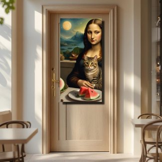 Mona Lisa &her cat  -  Summer vibes \
