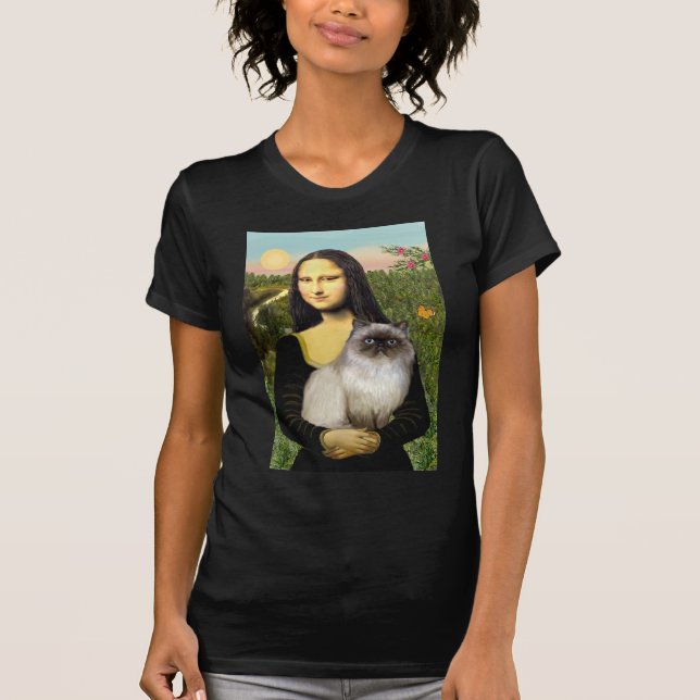 Mona Lisa - Himalayan cat 7 T-Shirt (Front)