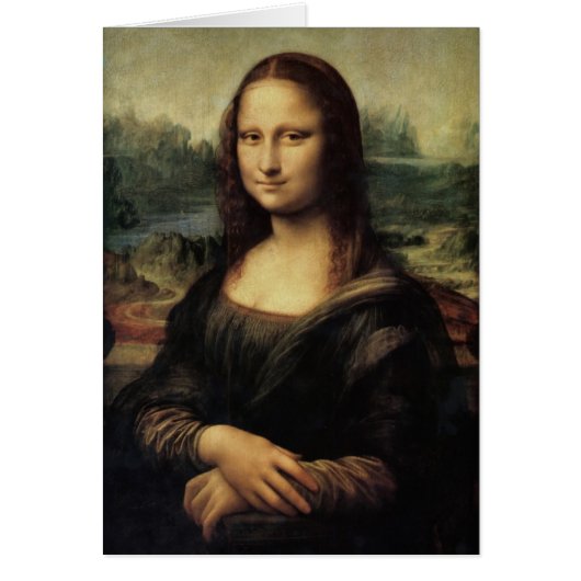 Mona Lisa in detail Cards (Front)