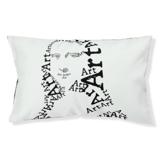 Mona Lisa In Words Pet Bed