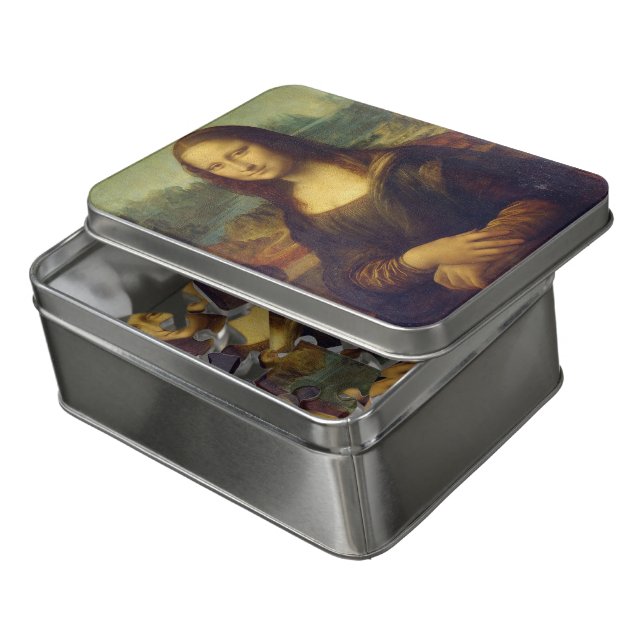Mona Lisa Jigsaw Puzzle (Lid Open)