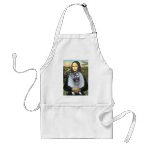Mona Lisa - Keeshond (F) Adult Apron