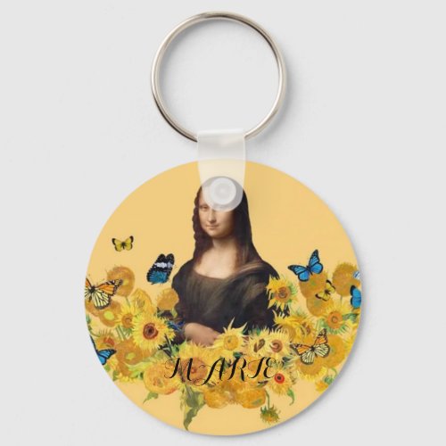 Mona Lisa keychain 
