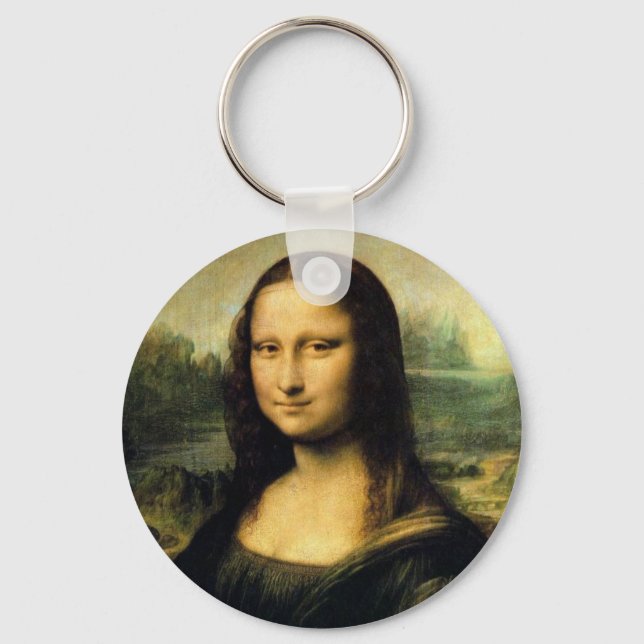 mona lisa keychain (Front)
