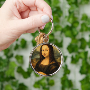 Mona Lisa Keychain Classic Leonardo Da Vinci Art
