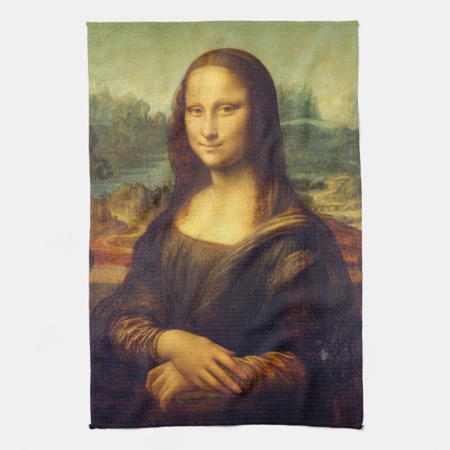 Mona Lisa Kitchen Towel (Vertical)