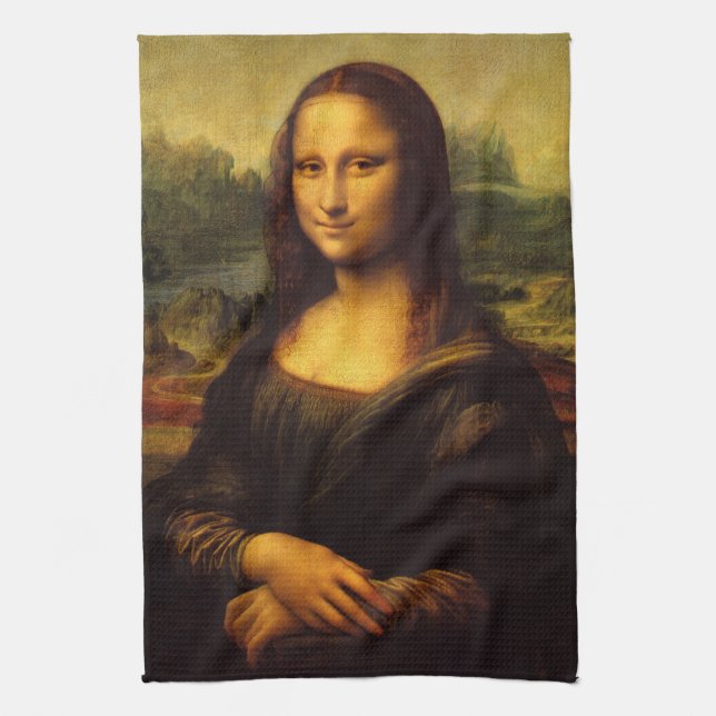 Mona Lisa Kitchen Towel (Vertical)