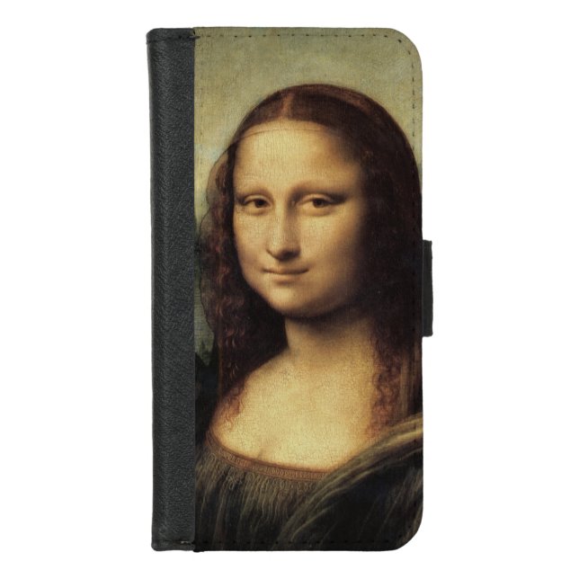Mona Lisa La Gioconda by Leonardo da Vinci iPhone Wallet Case (Front)