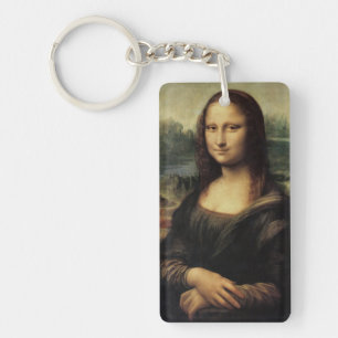 Mona Lisa La Gioconda by Leonardo da Vinci Keychain