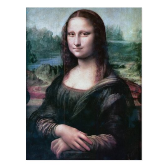 Mona Lisa la Gioconda Leonardo da Vinci postcard