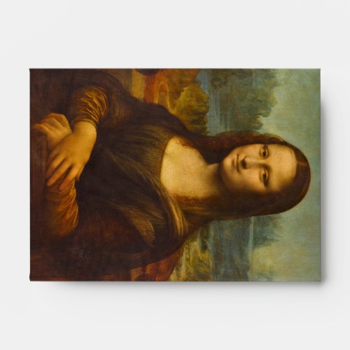 Mona Lisa La Joconde1503 by Leonardo da Vinci Envelope