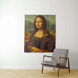 Mona Lisa, La Joconde, 1503 by Leonardo da Vinci Tapestry