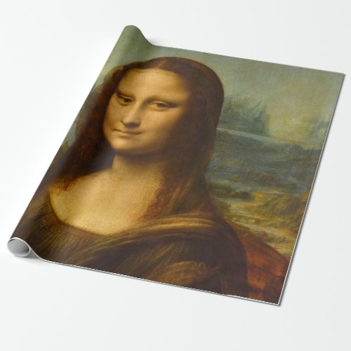 Mona Lisa La Joconde1503 by Leonardo da Vinci Wrapping Paper