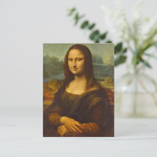 Mona Lisa, La Joconde by Leonardo da Vinci Holiday Postcard