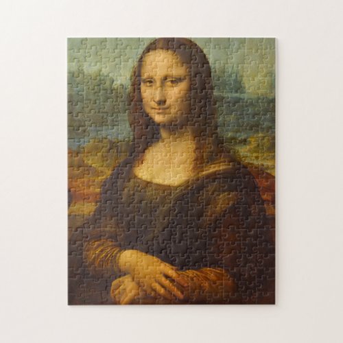 Mona Lisa La Joconde by Leonardo da Vinci Jigsaw Puzzle