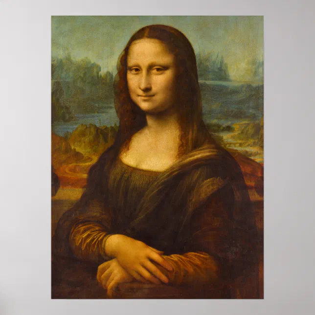 Mona Lisa, La Joconde by Leonardo da Vinci Poster Zazzle