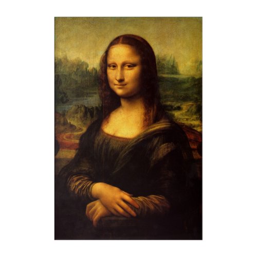 Mona Lisa  Leonardo da Vinci  1503_1517 Acrylic Print