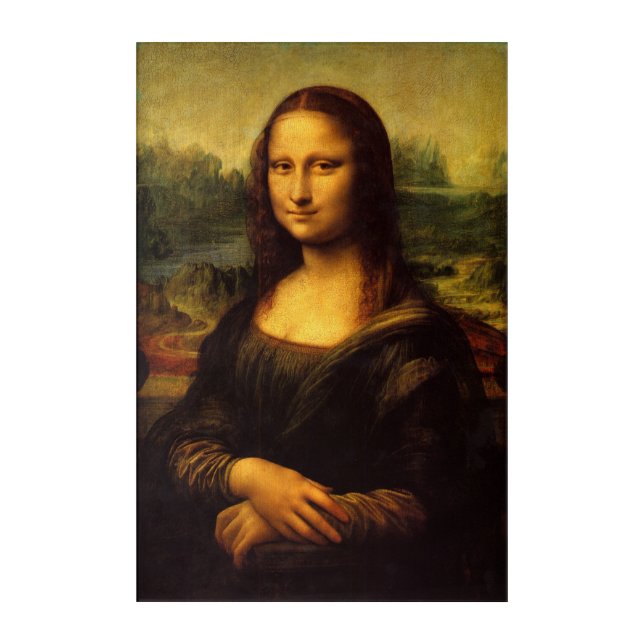 Mona Lisa ... Leonardo da Vinci ~ 1503-1517 Acrylic Print (Front)