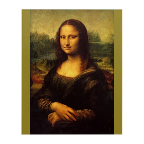 Mona Lisa  Leonardo da Vinci  1503_1517 Acrylic Print