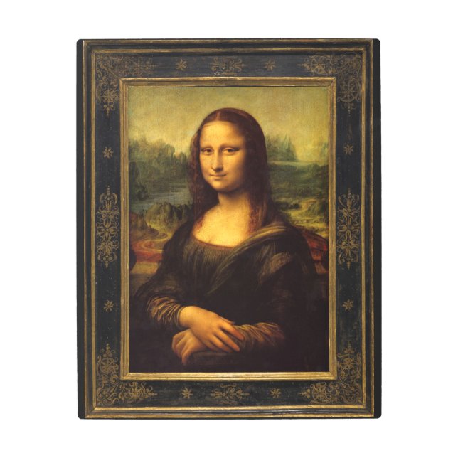 Mona Lisa ... Leonardo da Vinci ~ 1503-1517 Metal Print (Front)