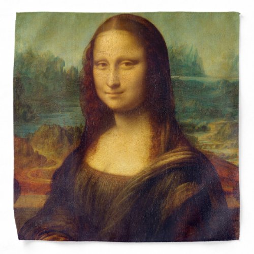 Mona Lisa Leonardo da Vinci Bandana