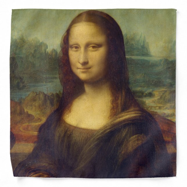 Mona Lisa, Leonardo da Vinci Bandana (Front)