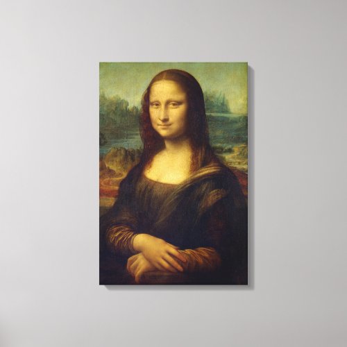 Mona Lisa  Leonardo da Vinci Canvas Print