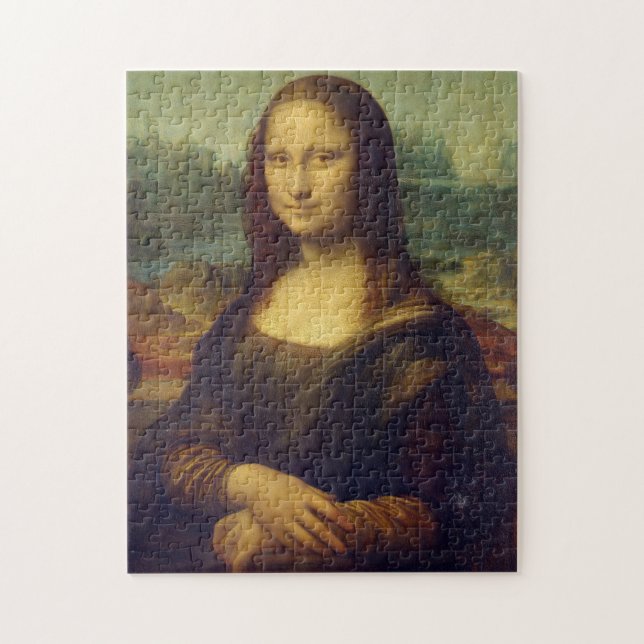 Mona lisa Leonardo Da Vinci Classic Painting Jigsaw Puzzle (Vertical)