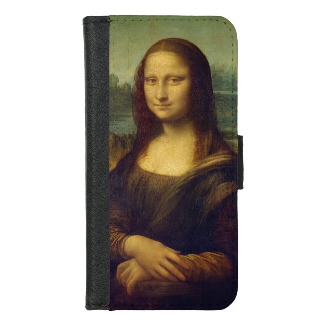 Mona Lisa, Leonardo da Vinci iPhone Wallet Case (Front)