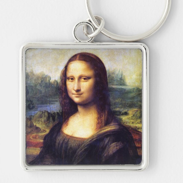 Mona Lisa, Leonardo da Vinci Keychain (Front)